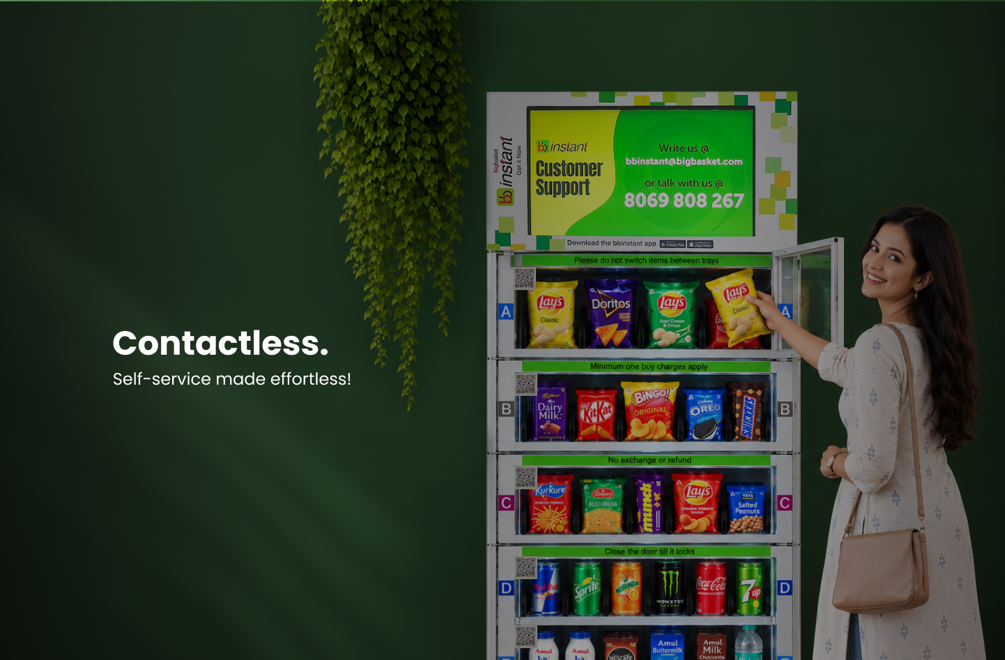 Contactless. Self-service made effortless!